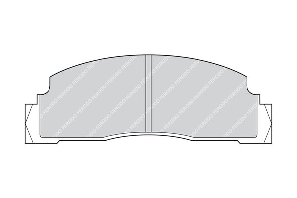 FERODO fékbetétkészlet, tárcsafék FDB149