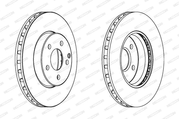 FERODO DDF1252C Brake Disc