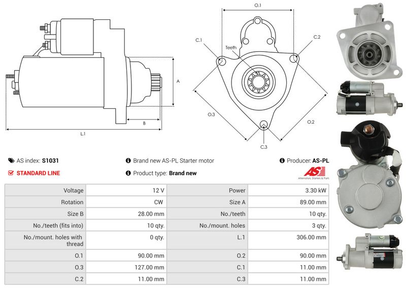 AS-PL S1031 Starter