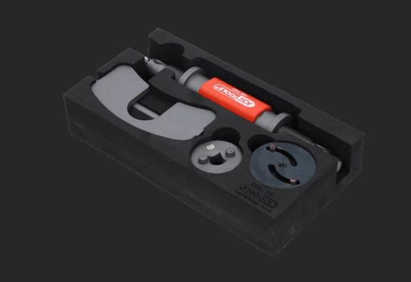 Pöörde-, tagasitõmbetööriistakomplekt, pidurisadulakolb, KS TOOLS 150.1965