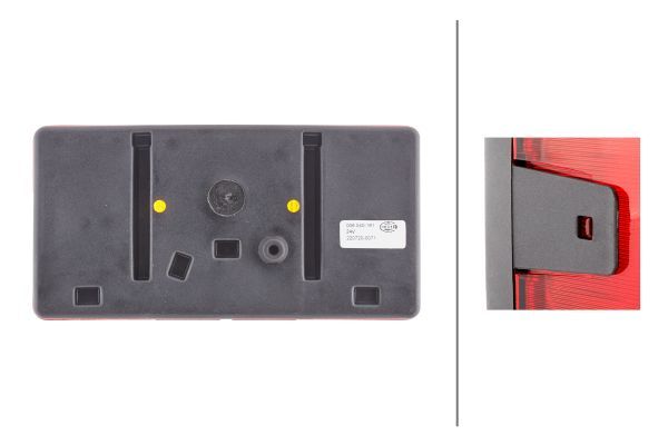 HELLA 2VB 006 040-051 Tail Light Assembly