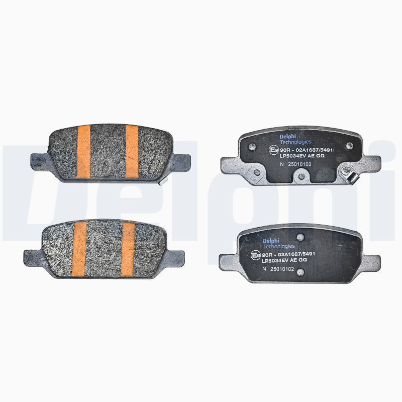 DELPHI LP5034EV Brake Pad Set, disc brake