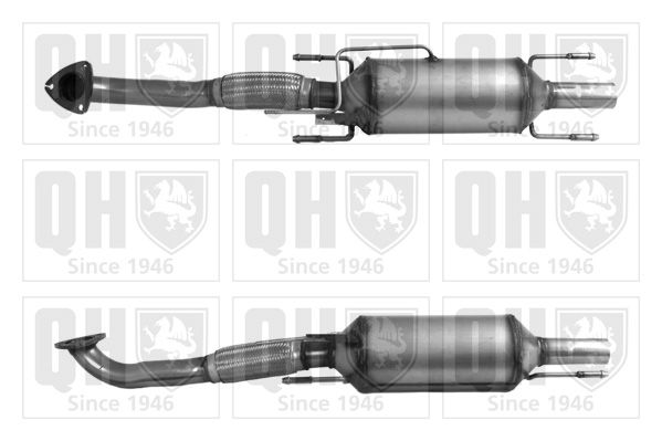 QUINTON HAZELL Korom-/részecskeszűrő, kipufogó QDPF11097H