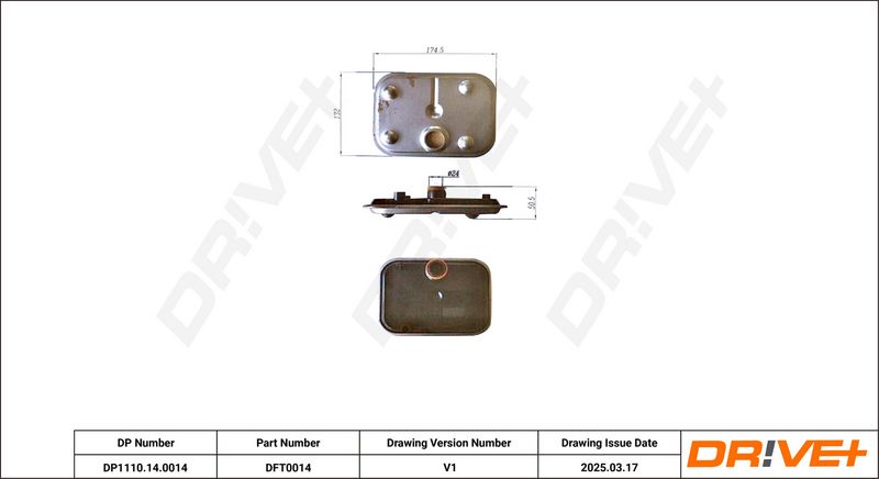 Set filtre hidraulice, cutie e vit.automata DP1110.14.0014 Dr!ve+