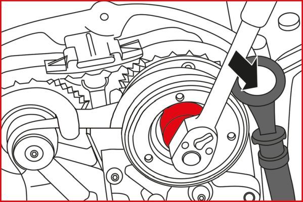 KS TOOLS 400.9094 Інструмент для монтажу, кулачковий вал