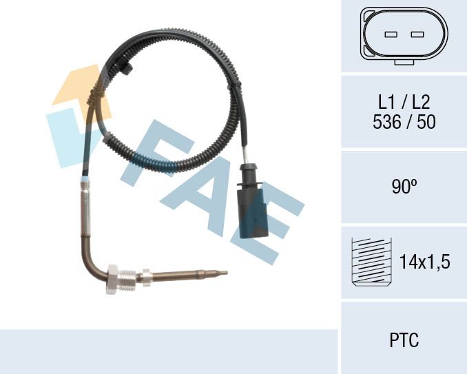 FAE Érzékelő, kipufogógáz-hőmérséklet 68115