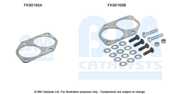 BM CATALYSTS szerelőkészlet, katalizátor FK90160