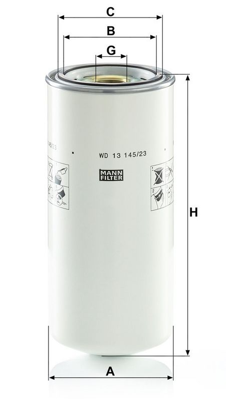 MANN-FILTER WD13145/23 Oil Filter