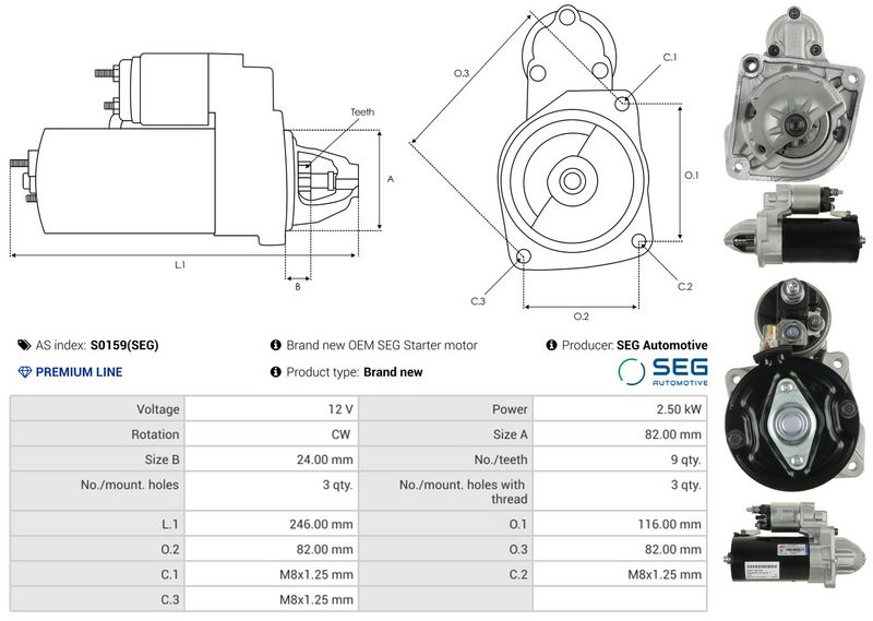 AS-PL S0159(SEG) Starter