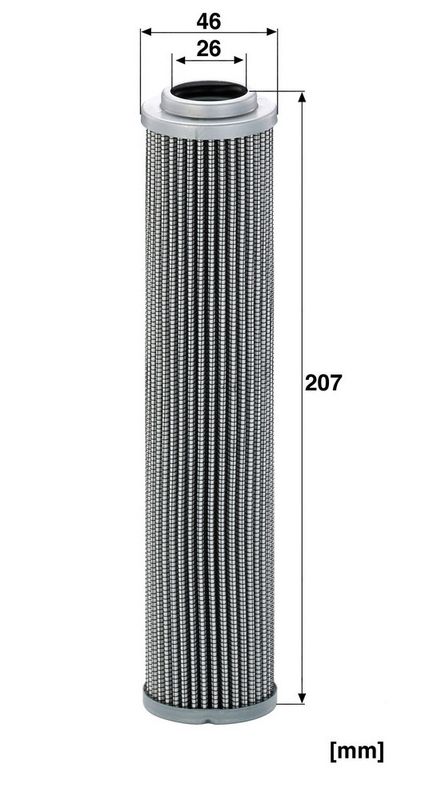 Hydraulisch filter (patroon) past: JCB 130, 135, 155