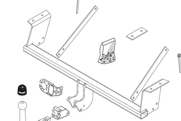 BRINK 432300 Trailer Hitch