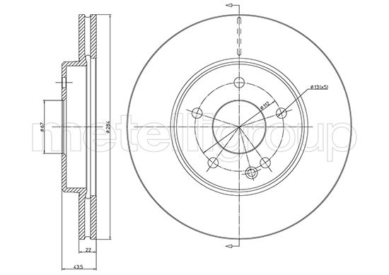 Disque+de+frein METELLI 23-0314C