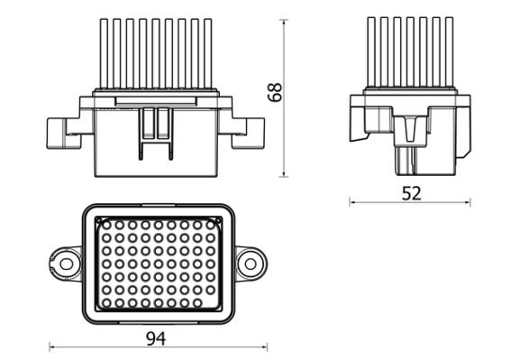 Product Image - Regelaar, interieurventilator - ABR157000P - MAHLE