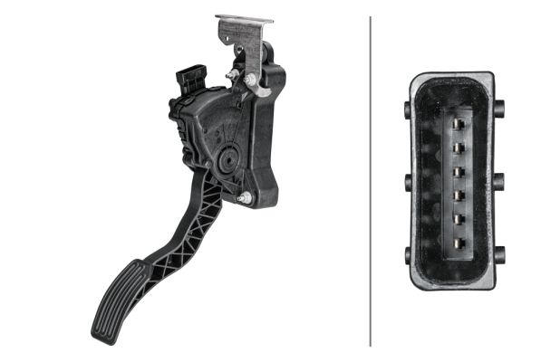 HELLA Sensor, accelerator pedal position 6PV 358 156-251