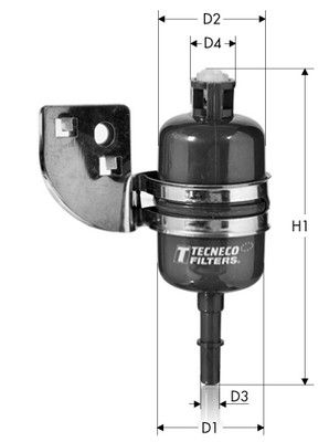 TECNECO FILTERS Üzemanyagszűrő IN7740A