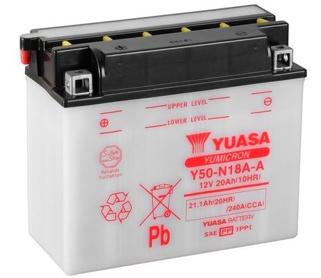 Yuasa Starter Battery Y50-N18A-A