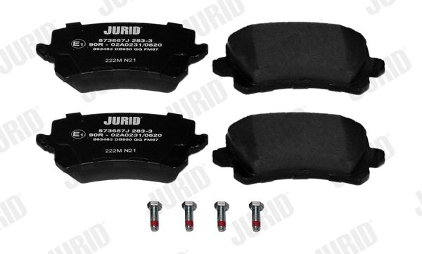 JURID 573667J Brake Pad Set, disc brake