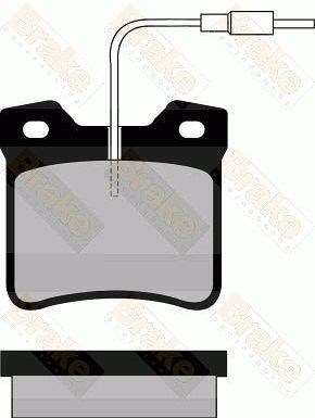 Brake Engineering Brake Pad Set, disc brake PA569