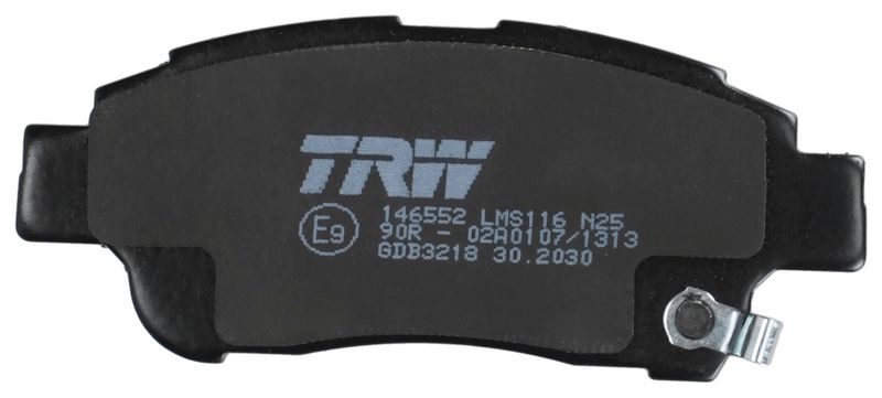 TRW GDB3218 Stabdžių trinkelių rinkinys, diskinis stabdys