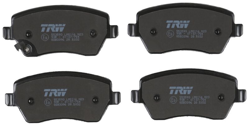 TRW GDB3396 Brake Pad Set, disc brake