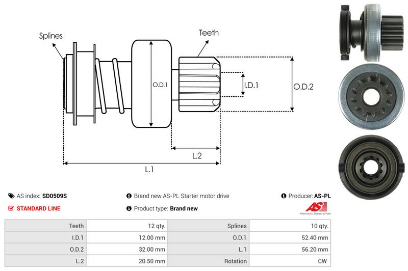 Vabajooks, starter, AS-PL SD0509S