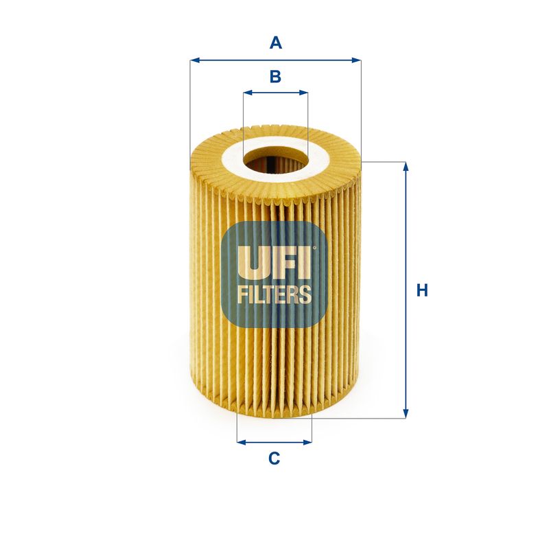 Оливний фільтр, Ufi 25.026.00