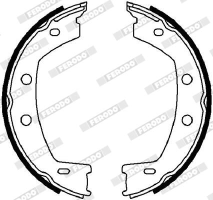 FERODO FSB4032 Brake Shoe Set, parking brake