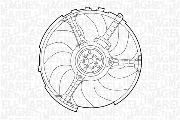 MAGNETI MARELLI ventilátor, motorhűtés 069422032010