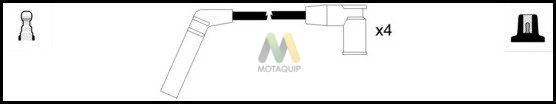 MOTAQUIP gyújtókábelkészlet LDRL1709
