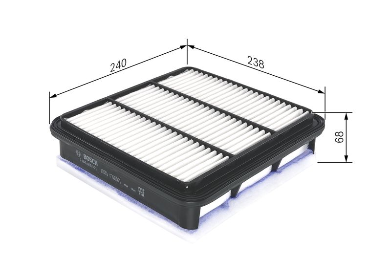 BOSCH F 026 400 221 Air Filter