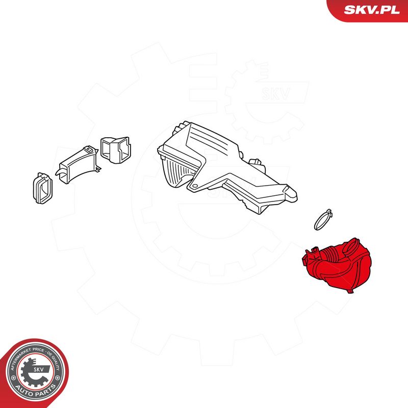 Õhutoru, õhufilter, ESEN SKV 43SKV921