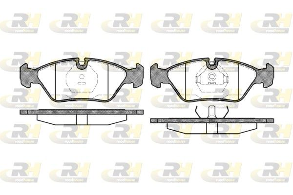 Комплект гальмівних накладок, дискове гальмо, Roadhouse 2139.00