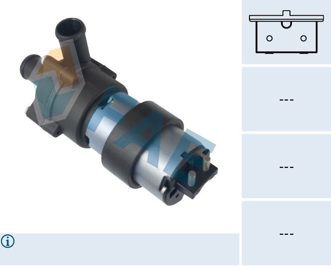 Bomba de agua adicional (circuito de agua de refrigeración)