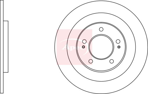 APEC Brake Disc DSK2923