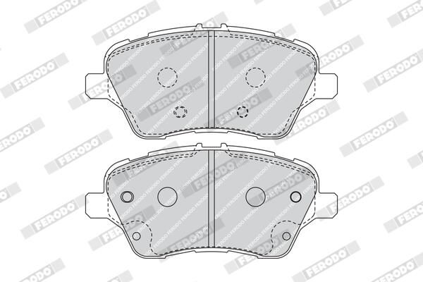FERODO Plaquettes de frein à disque FDB4612