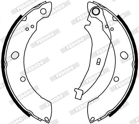 FERODO FSB4074 Brake Shoe Set