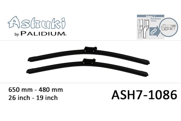 ASHUKI by Palidium törlőlapát ASH7-1086