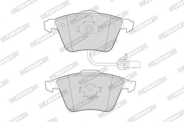 FERODO FDB1629 Brake Pad Set, disc brake