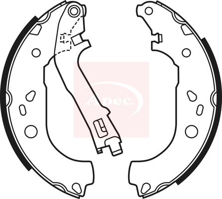 APEC Brake Shoe Set SHU686