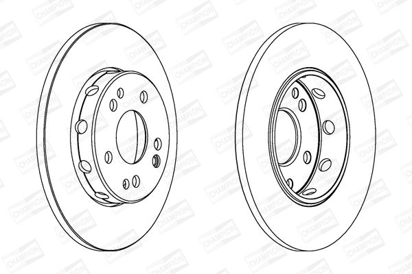 Гальмівний диск, Champion 561332