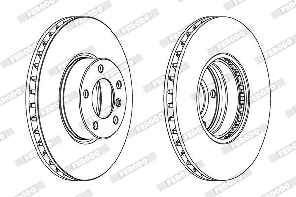 FERODO DDF1202C-1 Brake Disc
