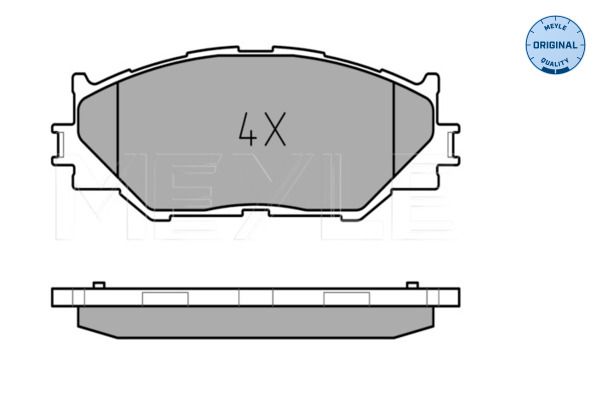 MEYLE 025 239 8317 Brake Pad Set, disc brake