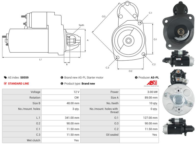 AS-PL S0559 Starter