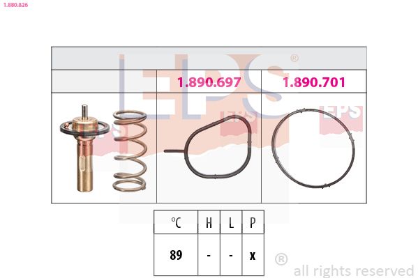 Термостат, охолоджувальна рідина, Eps 1880826