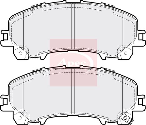 APEC Brake Pad Set, disc brake PAD2132