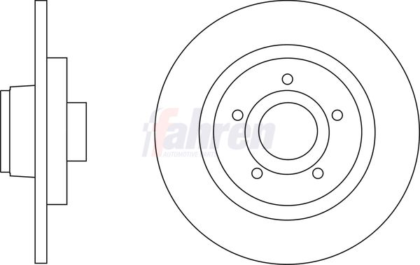 Fahren Brake Disc FBD6610