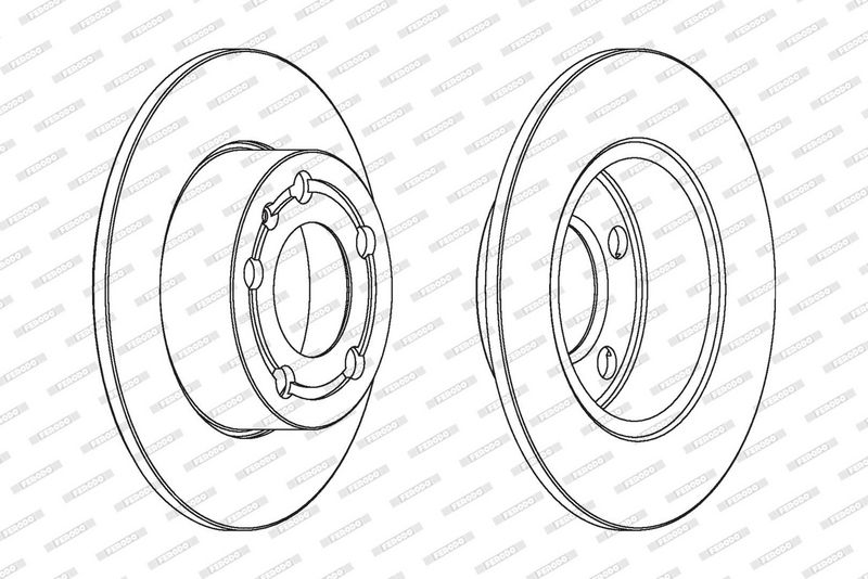 DISQUES DE FREIN VL (2P.) - DDF929