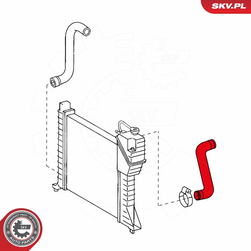ESEN SKV 24SKV343 Radiator Hose