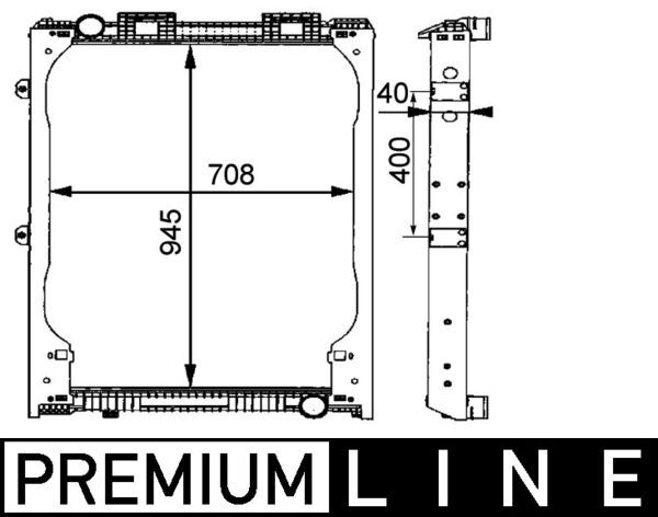 Product Image - Radiateur - CR685000P - MAHLE