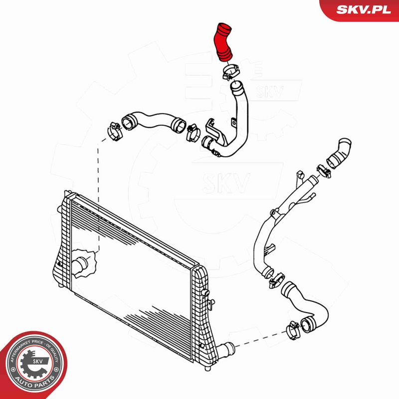 ESEN SKV 24SKV646 Charge Air Hose